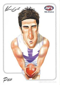 2010 Select Herald Sun AFL - All Star Caricatures #NNO Matthew Pavlich Front